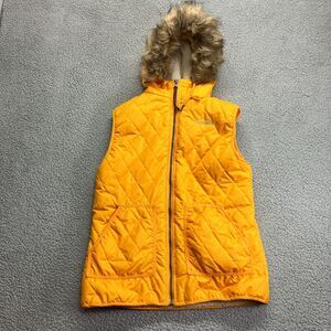 Iceburg Outfitters Faux Fur‎ Hooded Fleece Lined Puffer Vest Women’s Size Medium